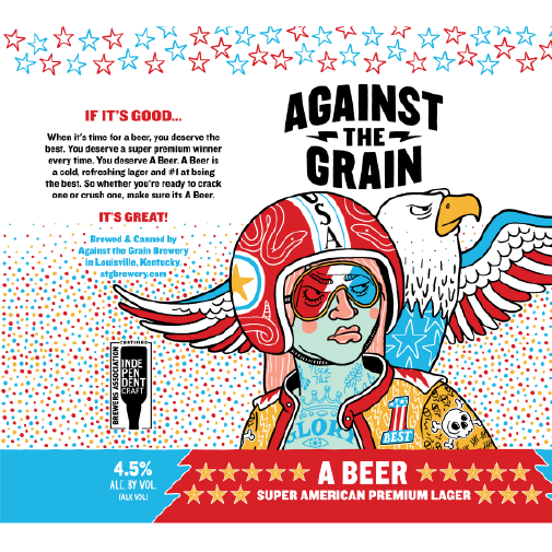 Logo of Against the Grain A Beer Super American Premium Lager