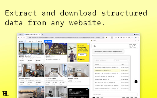 Lection - AI Data Extractor and Web Scraper screenshot 1