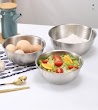 Bộ 3 Bát Âu To Sâu Lòng Đựng Cơm Canh, Trộn Salad, Đánh Trứng Nhào Bột, Thiết Kế Sâu Lòng Có Chia Vạch Tiện Dụng Cho Người Dùng, Chất Liệu Inox 304 Cao Cấp