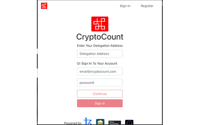 CryptoCount chrome extension