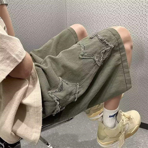 Title 5, Loose Hole Slim Fit Summer Thin Bermuda Shorts