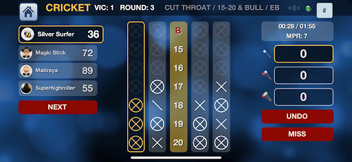 Screenshot BT-Darts | Darts Score Counter