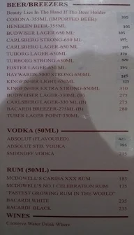 Hotel Krome menu 4