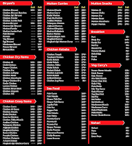 Mughal's Bawarchi menu 1