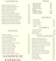 Sandwich Delight menu 1