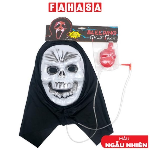 Mặt Nạ Halloween Bleeding Ghost Face Pp 06 - 2023 (Mẫu Sản Phẩm Giao Ngẫu Nhiên)