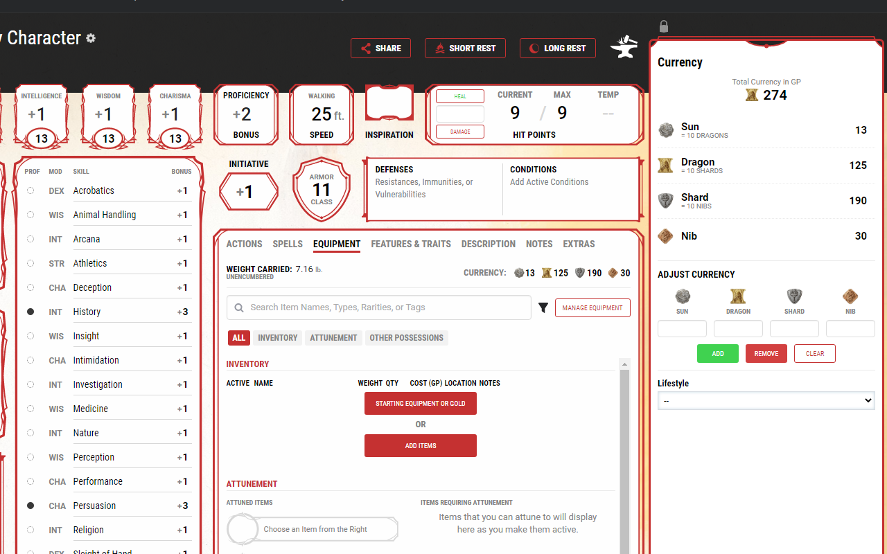 D&D Beyond Custom Currency Preview image 0