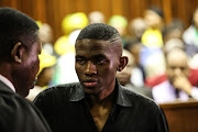 Sandile Mantsoe appears at the South Gauteng High Court for sentencing proceedings.