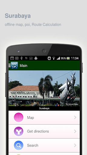 Surabaya Map offline