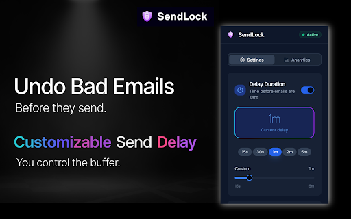 SendLock screenshot 1