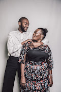 Rich Mnisi and his mother. Images supplied. 