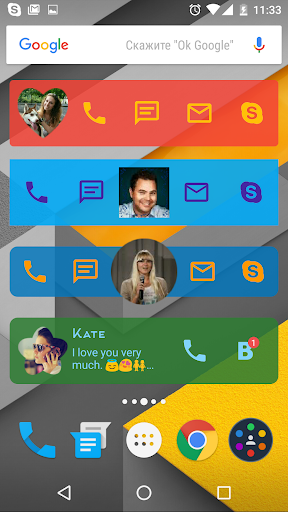 Contacts Widget