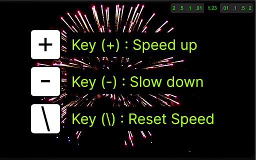 Web Video Speed Controller