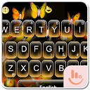 Gold Butterfly Autumn Keyboard Theme 6.2.2 APK Скачать