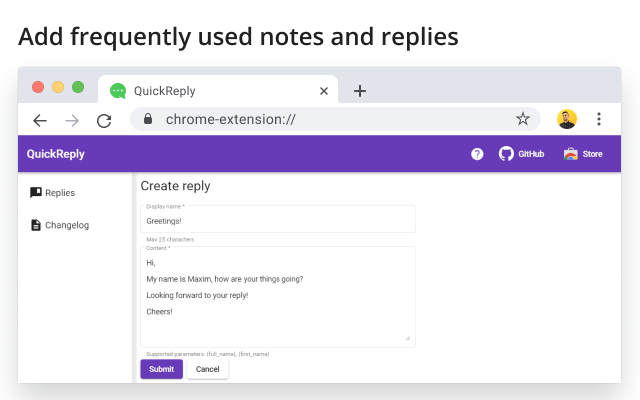 QuickReply Preview image 3