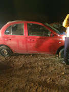 Danie Brand’s Nissan Micra was found close to Taung in North West. 