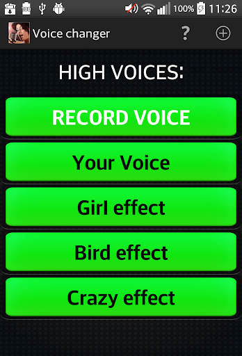 Voice changer