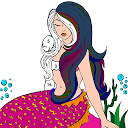 Herunterladen Mermaid Color by Number: Adult Coloring B Installieren Sie Neueste APK Downloader