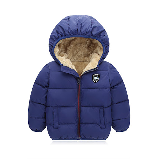 Title 5, Childrens hooded down padded jacket for warmth...