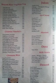 Hotel Janjira menu 3