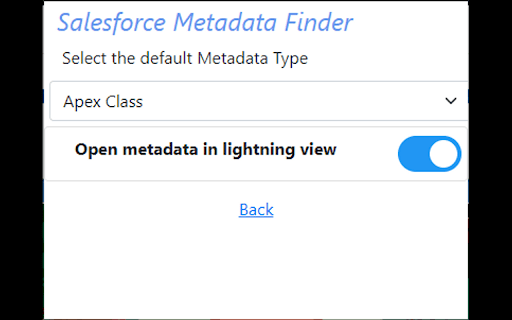 Salesforce Metadata Finder