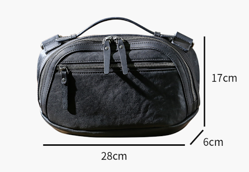 Title 1, Mens Retro Casual Leather Shoulder Crossbody Ba...