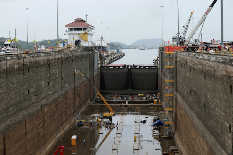 A Panama Canal dry chamber during maintenance, in Panama City, Panama, May 12 2023. Picture: ARIS MARTINEZ/REUTERS