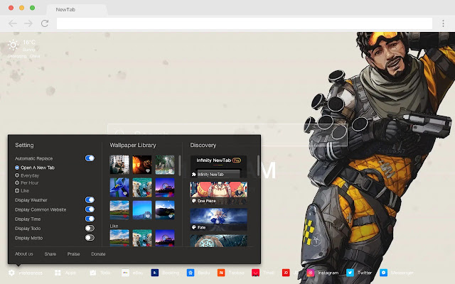 Apex legends New Tab Games HD Themes