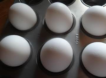 BONNIE'S BOILED EGGS IN THE OVEN