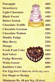 Popular Cake & More menu 1