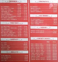 Hot Chilli menu 3