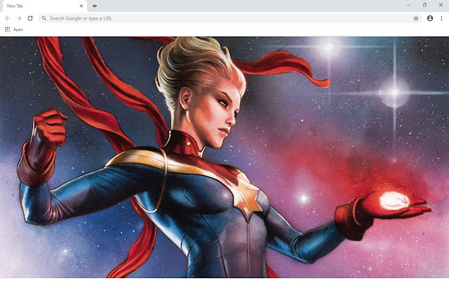 Captain Marvel Wallpapers and New Tab