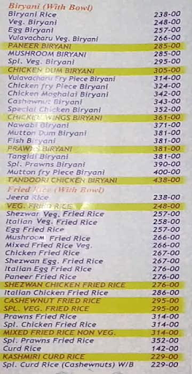 Venkatesh Grand (Multi-Cuisine Restaurant) menu 8