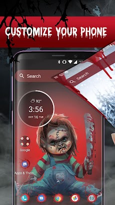 Scary Doll Themed Launcher - Icons and Themes Packのおすすめ画像1