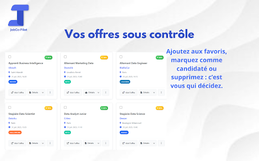 JobCo-Pilot : Suivi Emploi & Analyse IA screenshot 5