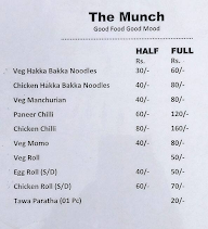 The Munch Good Food Good Mood menu 1