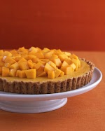 Mango Tart with Coconut Crust Recipe | Epicurious.com was pinched from <a href="http://www.epicurious.com/recipes/food/views/Mango-Tart-with-Coconut-Crust-108128" target="_blank">www.epicurious.com.</a>