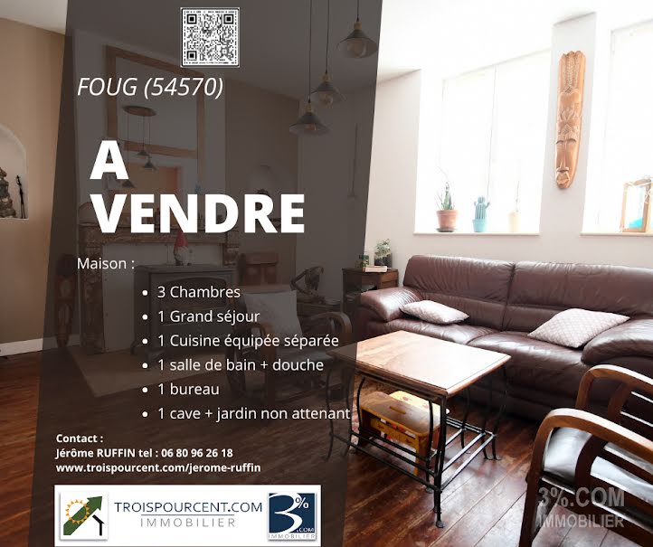 Vente maison 7 pièces 120 m² à Foug (54570), 124 500 €