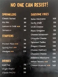 F For Fries menu 1