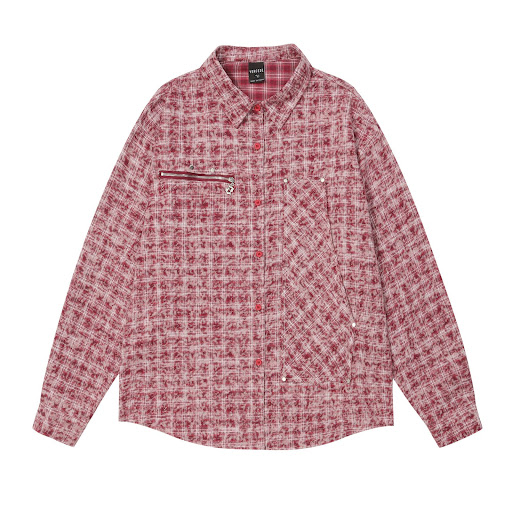 Title 18, Mens And Womens Maychao Plaid Shirt Coat with...