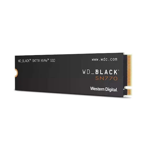 Ổ cứng SSD WD Black 500GB SN770 NVMe M.2-2280 PCIe Gen4 (WDS500G3X0E)