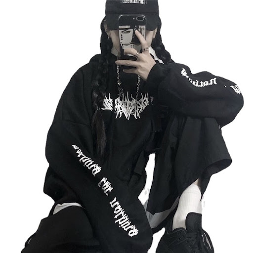 Title 2, Printed Hoodie Fashion Long Blouse for Women Co...