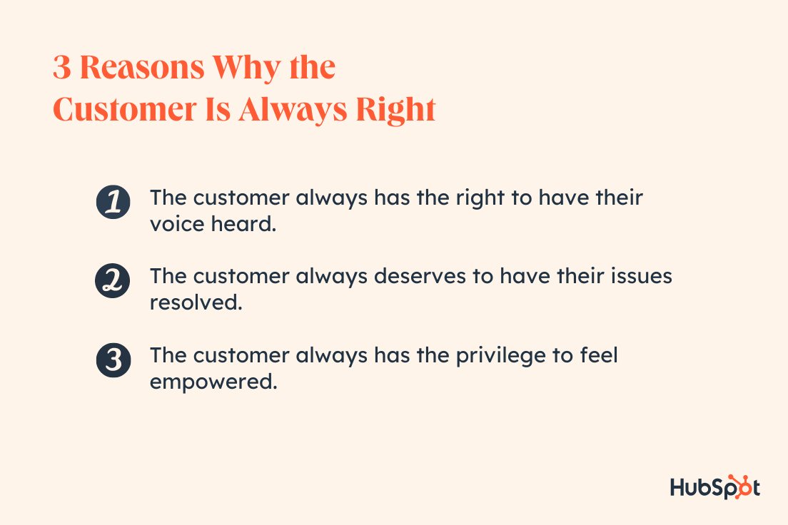 the customer is always right essay brainly