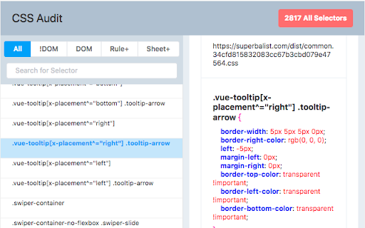 CSS Analysis