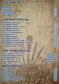 The Adukkala Restaurant menu 4