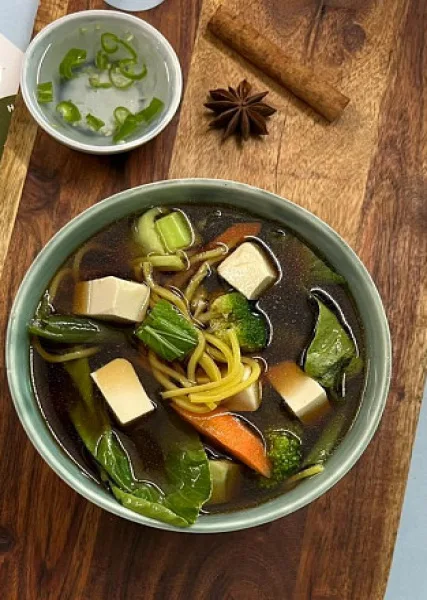 Tofu Broth With Noodles