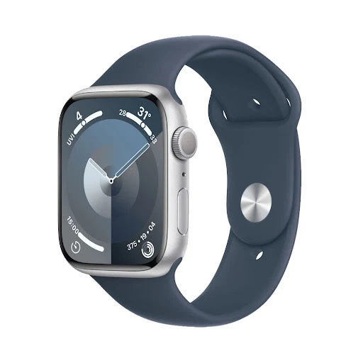 Đồng hồ Apple Watch Series 9 GPS 45mm Silver (Vỏ Nhôm Dây Silicone - S/M) (MR9D3SA/A)