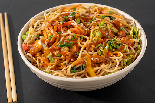 Pan Fried Canton Veg Noodles