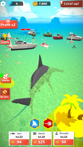 Screenshot Idle Shark World - Tycoon Game