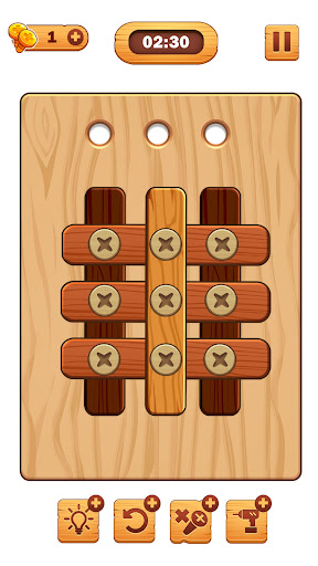 Screenshot Screw Puzzle: Wood Nut & Bolt